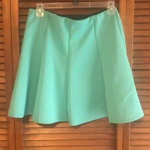 Turquoise Pleated Skirt by Banana Lemon